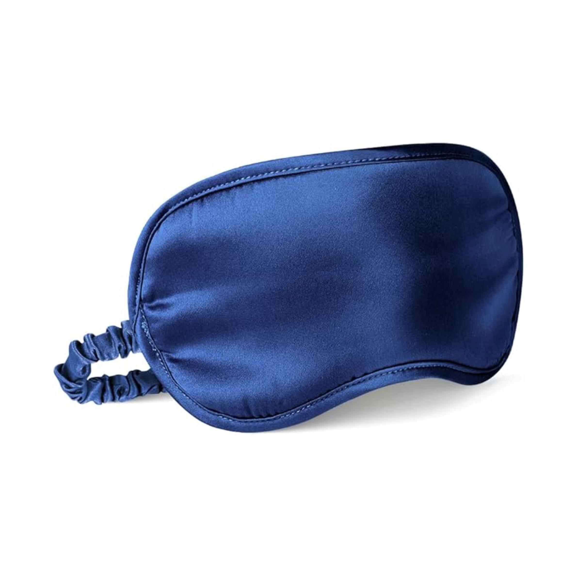 Adjustable Silk Blindfold - Navy Blue