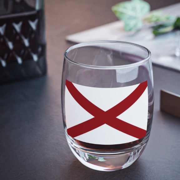 Alabama Flag - Drinking Glass