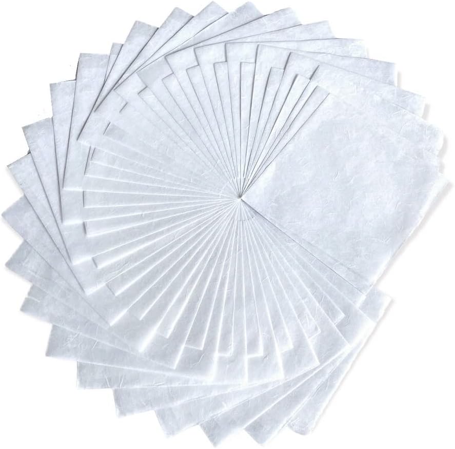 Fiber Origami Paper - White